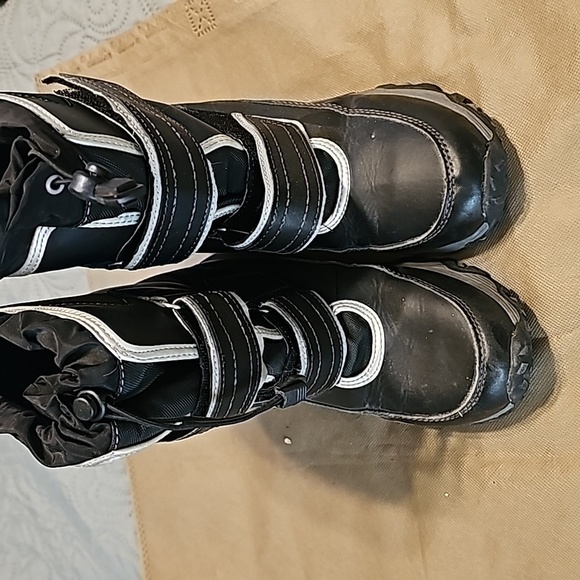 Lands' End Boots Kids Black Snow/Winter Boots - Picture 5 of 7